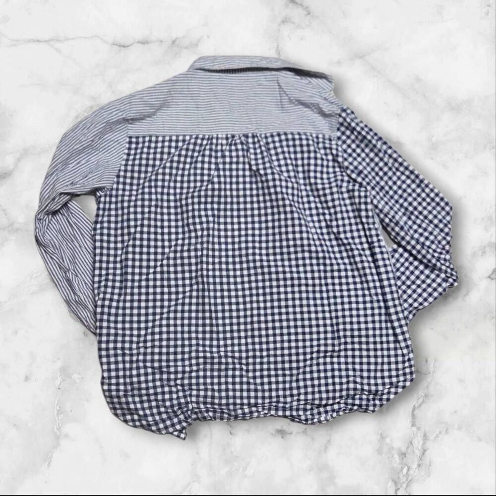 Long Sleeve Plaid Button Up Cat Shirt Size Small - Picture 2 of 4